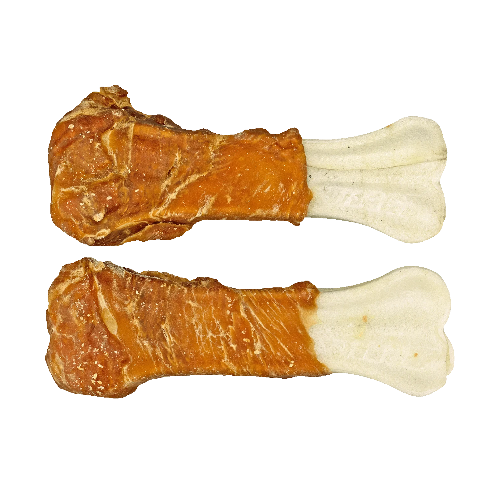 Os de ros cu pui, presat, 12,5 cm, 2 bucăți – Braaaf Rawhide Pressed Bone - imagine 3