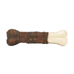 Os de ros cu rață, presat, 20 cm – Braaaf Rawhide Pressed Bone - imagine 3