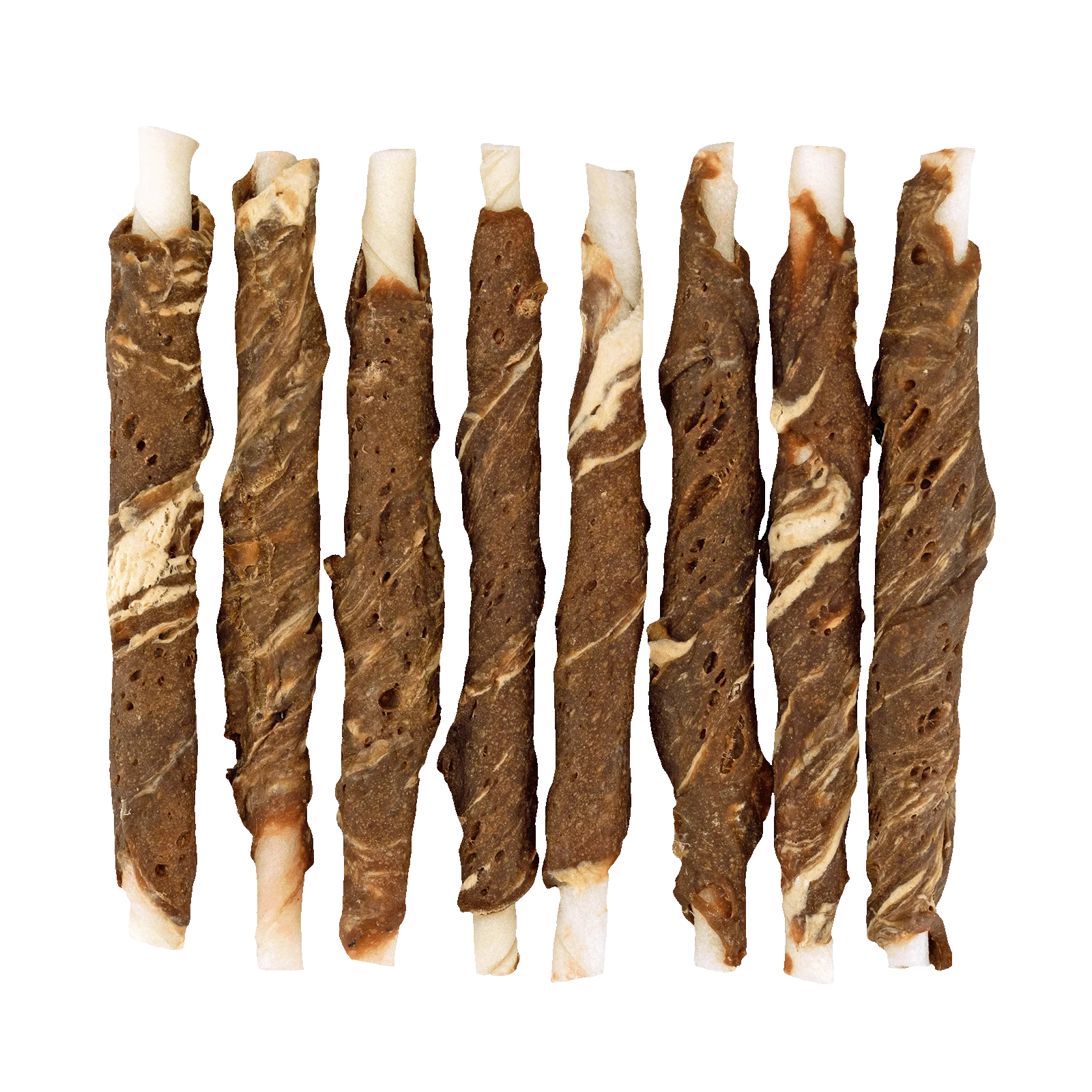 Bețișoare de ros cu miel și pește, 8 bucăți – Braaaf Rawhide Roll Sticks - imagine 2