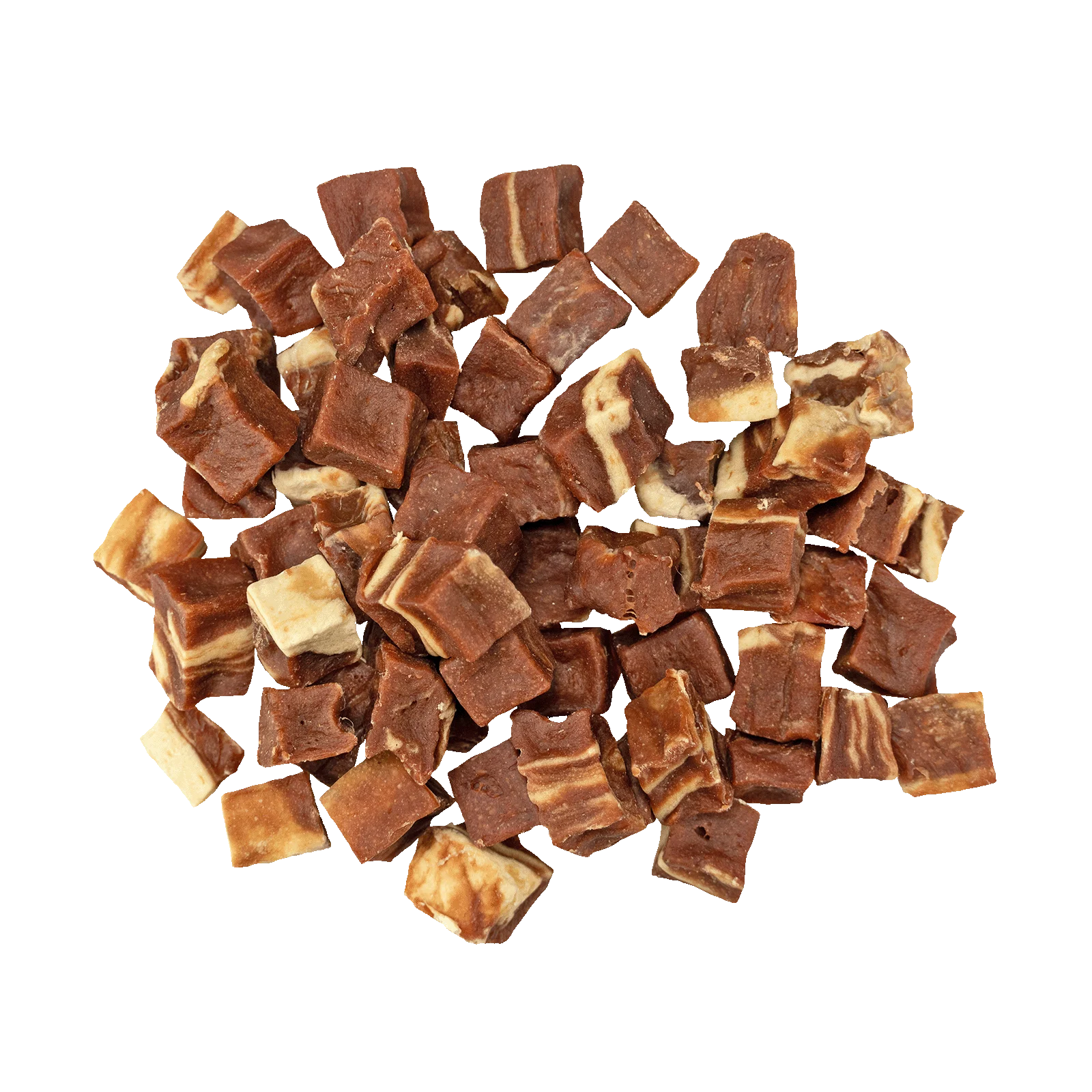 Bucățele recompensă pentru câini cu vită și pește, fără cereale, 85 g – Braaaf Soft Snack Cubes - imagine 3