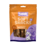 Gustări moi pentru câini cu vită și pește, fără cereale, 85 g – Braaaf Soft Snack Slices