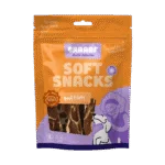 Gustare pentru câini în formă de fileu, cu vită și pește, fără cereale, 85 g – Braaaf Soft Snack Filet