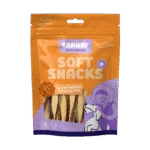 Gustare pentru câini în formă de sandwich răsucit, cu pui și pește, fără cereale, 85 g – Braaaf Soft Snack Sandwich răsucit