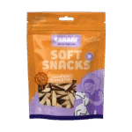 Bucățele pentru câini cu pui și pește, fără cereale, 85 g – Braaaf Soft Snack Gedraaide Bites