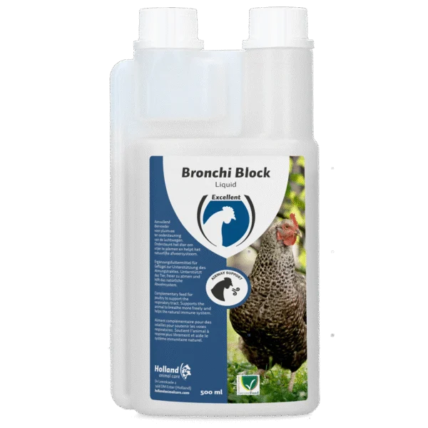 Supliment furajer Bronchi Block pentru păsări de curte, cu eucalipt, 500 ml