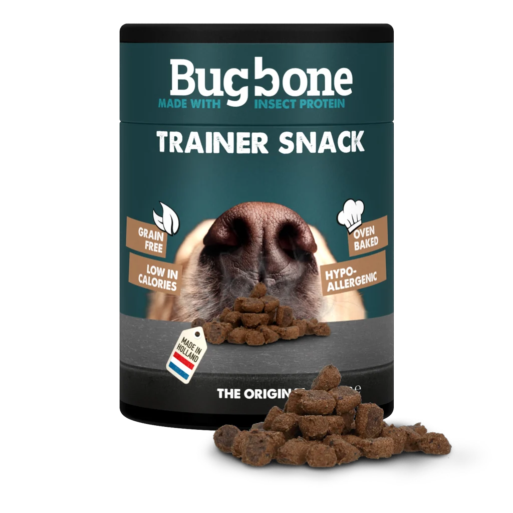 Recompense pentru dresajul câinilor cu proteină din insecte, 100 g – Bugbone Trainer Snack - imagine 1