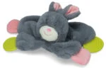 Jucărie de pluș pentru câini, iepuraș cu chițăitor pentru căței – Bunny Puppy Crunchy Chew - imagine 4