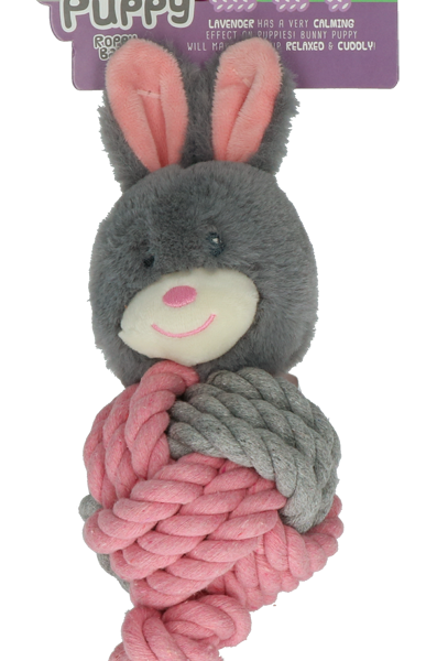 Minge pentru câini – Bunny Puppy Ropey Ball