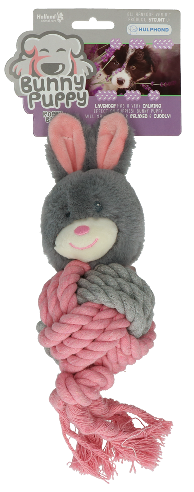 Minge pentru câini – Bunny Puppy Ropey Ball