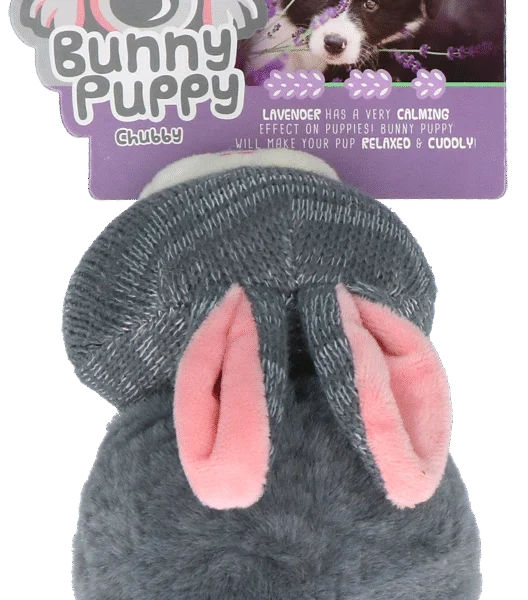 Jucărie de pluș pentru câini, în formă de iepure, cu fluier – Bunny Puppy Chubby