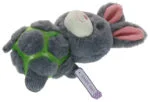 Jucărie de pluș pentru câini în formă de iepure, cu chițăitoare – Bunny Puppy Strappy - imagine 3
