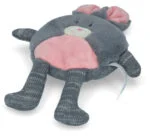 Jucărie de pluș pentru câini în formă de iepure, cu chițăitoare – Bunny Puppy Flat Rabbit - imagine 4