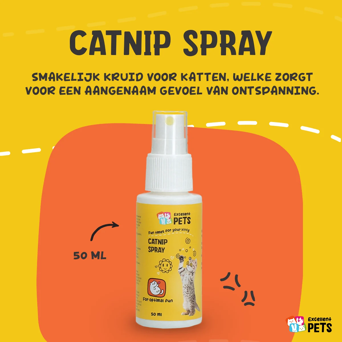 Spray cu iarba-mâței pentru jucării și transportoare, 150 ml – Excellent Pets Catnip Spray - imagine 3