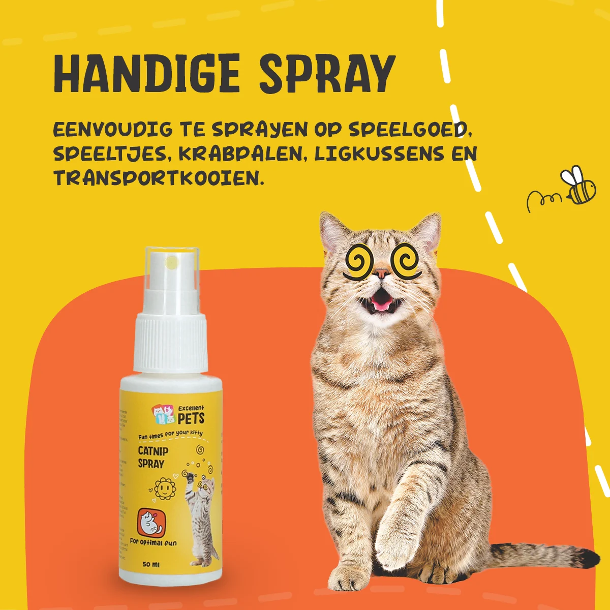 Spray cu iarba-mâței pentru jucării și transportoare, 150 ml – Excellent Pets Catnip Spray - imagine 6