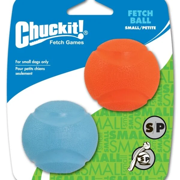 Minge din cauciuc pentru câini, Ø 5 cm, 2 bucăți – Chuckit! Fetch Ball S