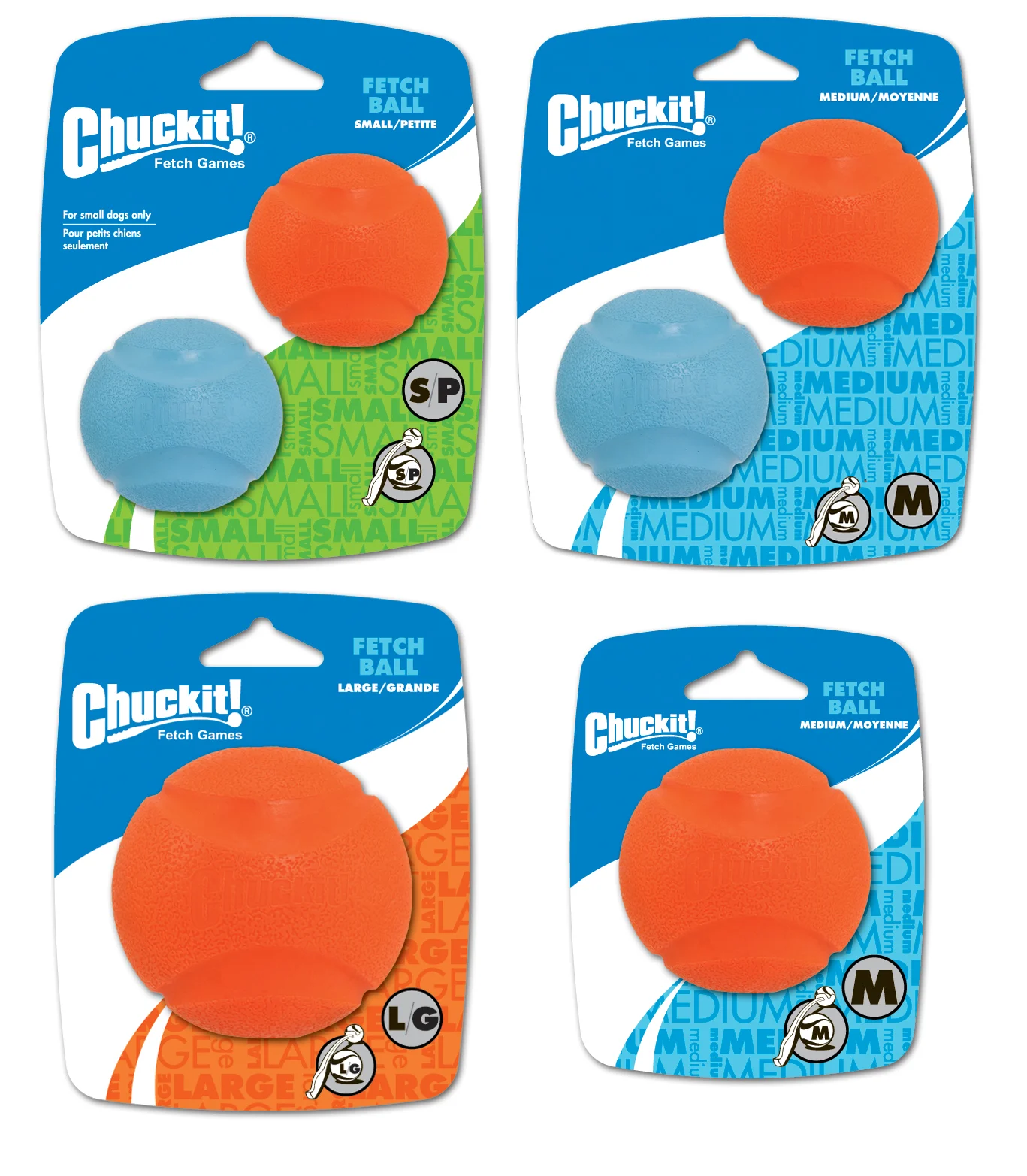 Minge pentru câini din cauciuc natural, cu săritură, L 7 cm – Chuckit! Fetch Ball - imagine 2