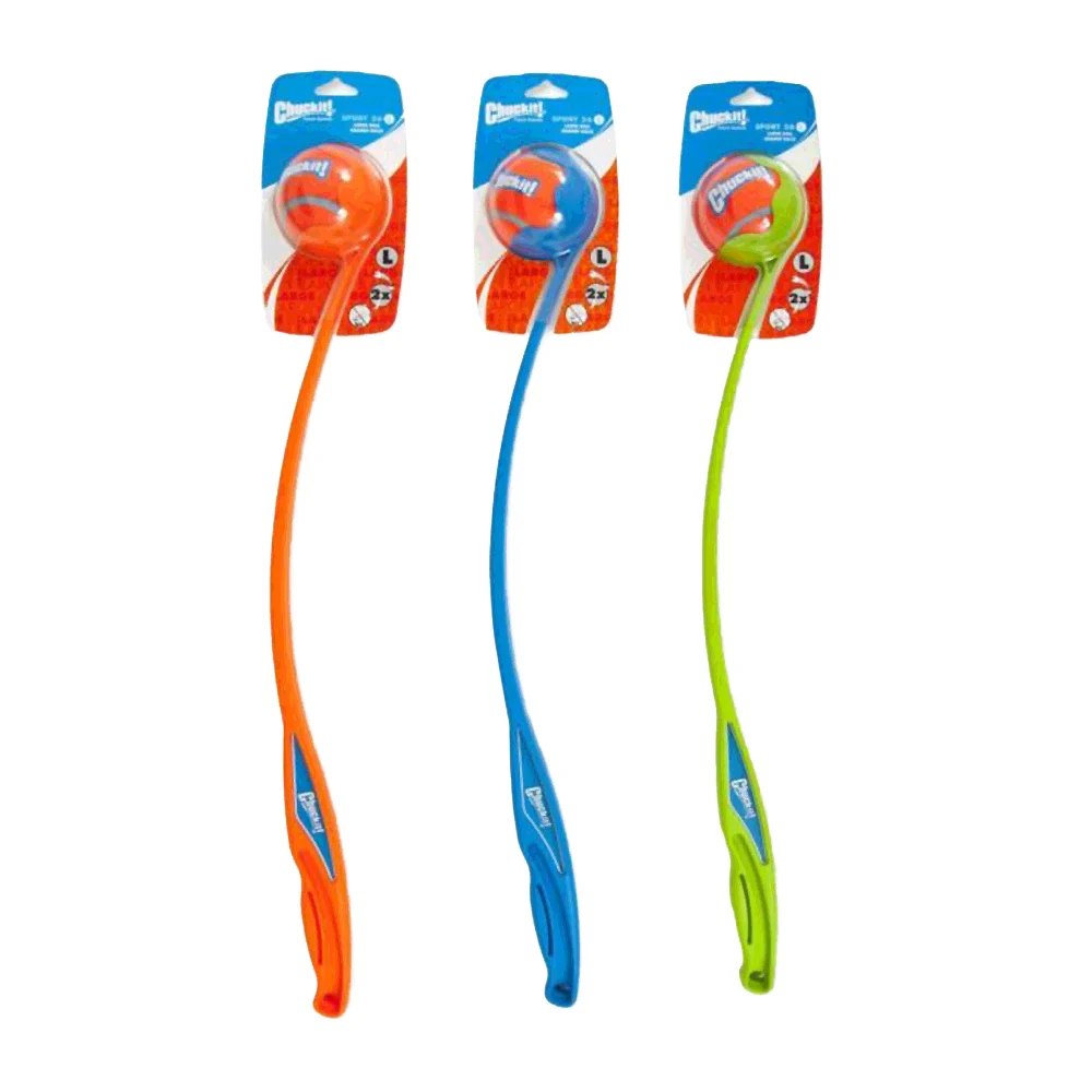 CHUC06700.jpg Lansator pentru mingi de tenis pentru câini, 66 cm – Chuckit! Sport Launcher L - imagine 1