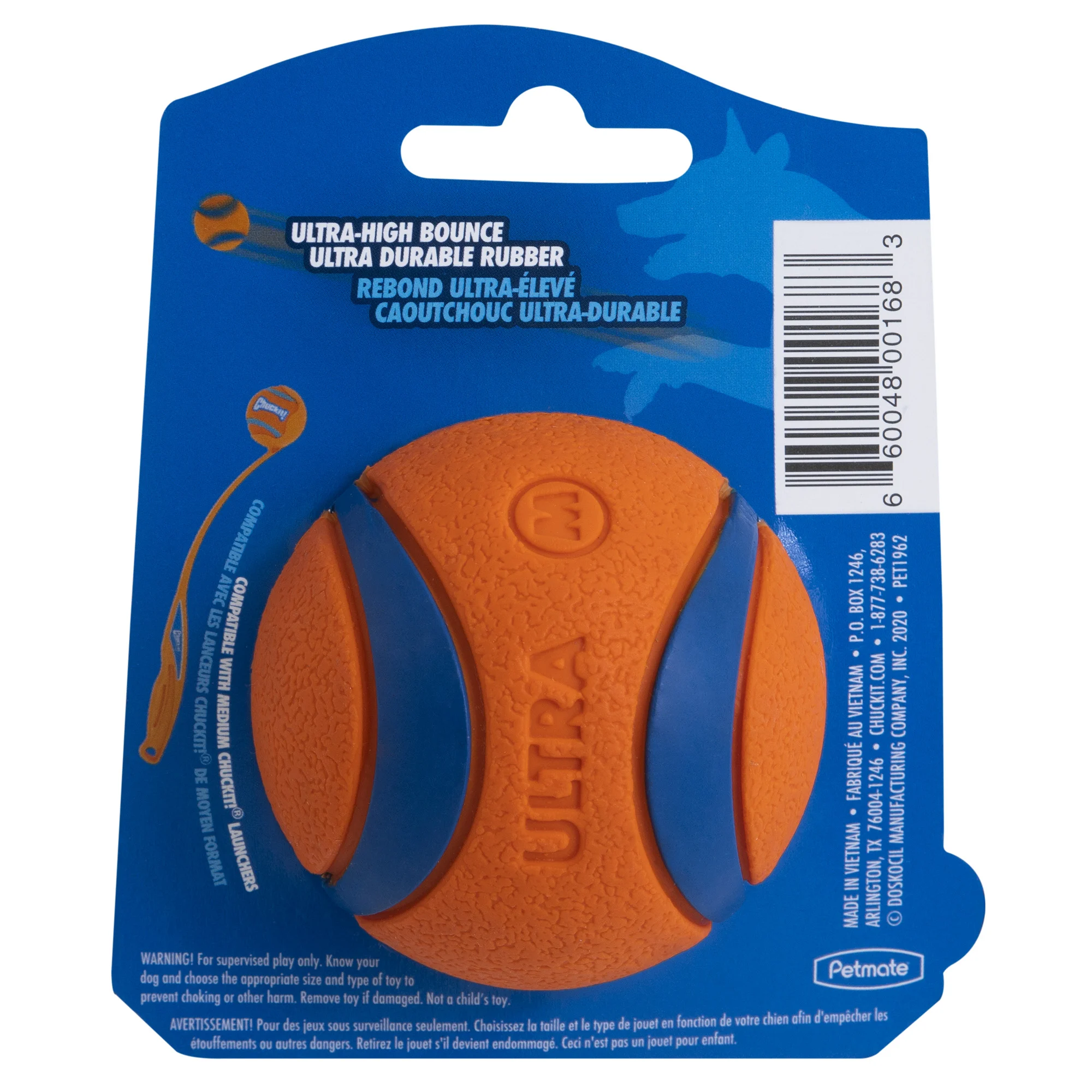 Minge din cauciuc pentru câini M, ø 6 cm – Chuckit! Ultra Ball - imagine 2