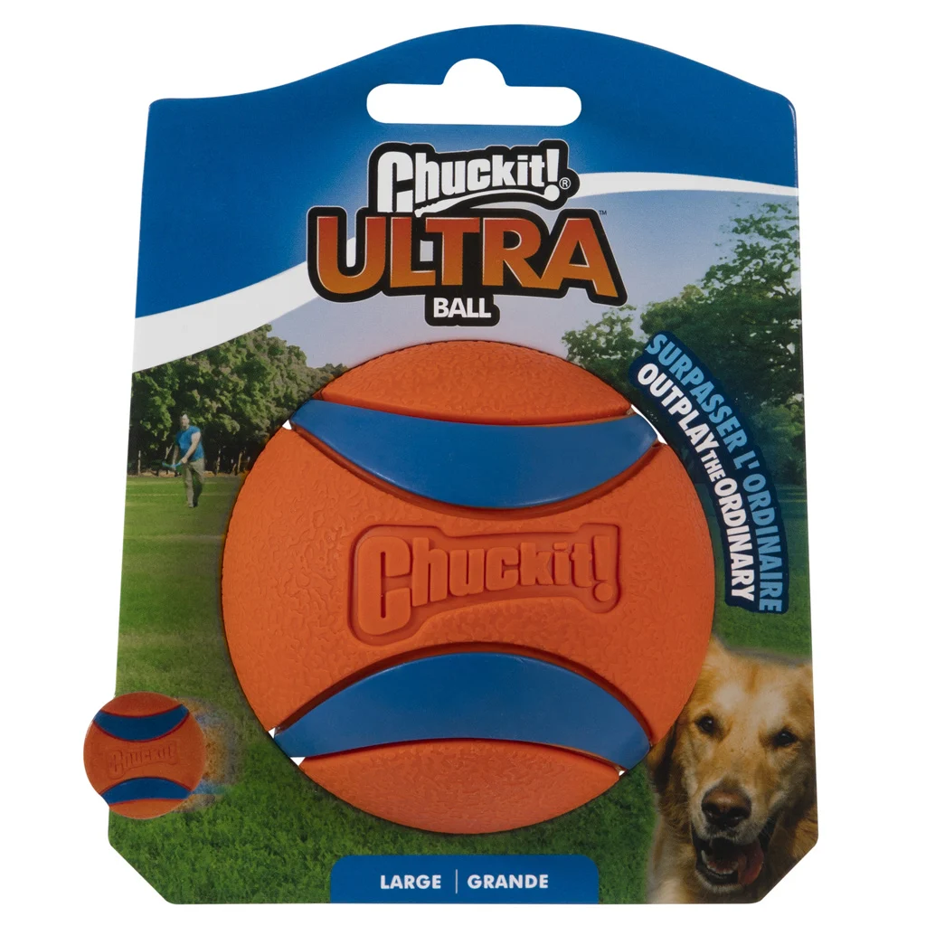 Minge din cauciuc pentru câini L, ø 7 cm, plutitoare – Chuckit! Ultra Ball - imagine 1