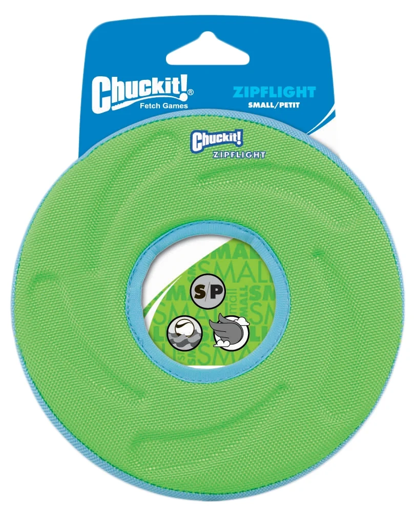 Jucărie de aport pentru câini S, plutitoare, 15 cm – Chuckit! Amphibious Zipflight - imagine 1