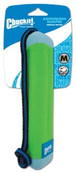 Dummy de aport cu frânghie, plutitor, ø 5 cm x 25 cm – Chuckit! Amphibious Bumper M - imagine 2