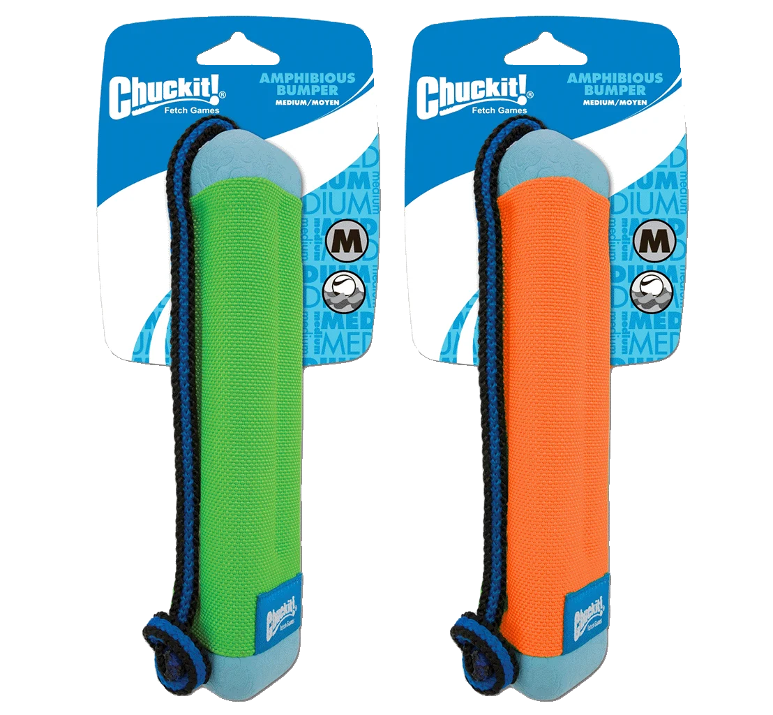 Dummy de aport cu frânghie, plutitor, ø 5 cm x 25 cm – Chuckit! Amphibious Bumper M - imagine 1