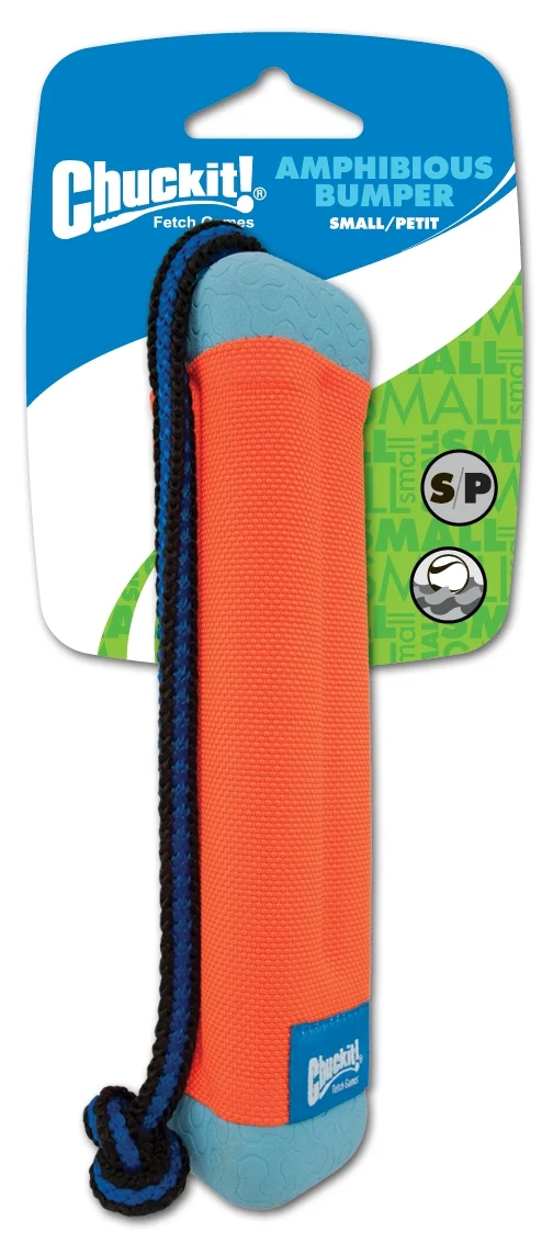 Dummy de aport cu frânghie, plutitor, ø 4 cm x 18 cm – Chuckit! Amphibious Bumper S - imagine 2