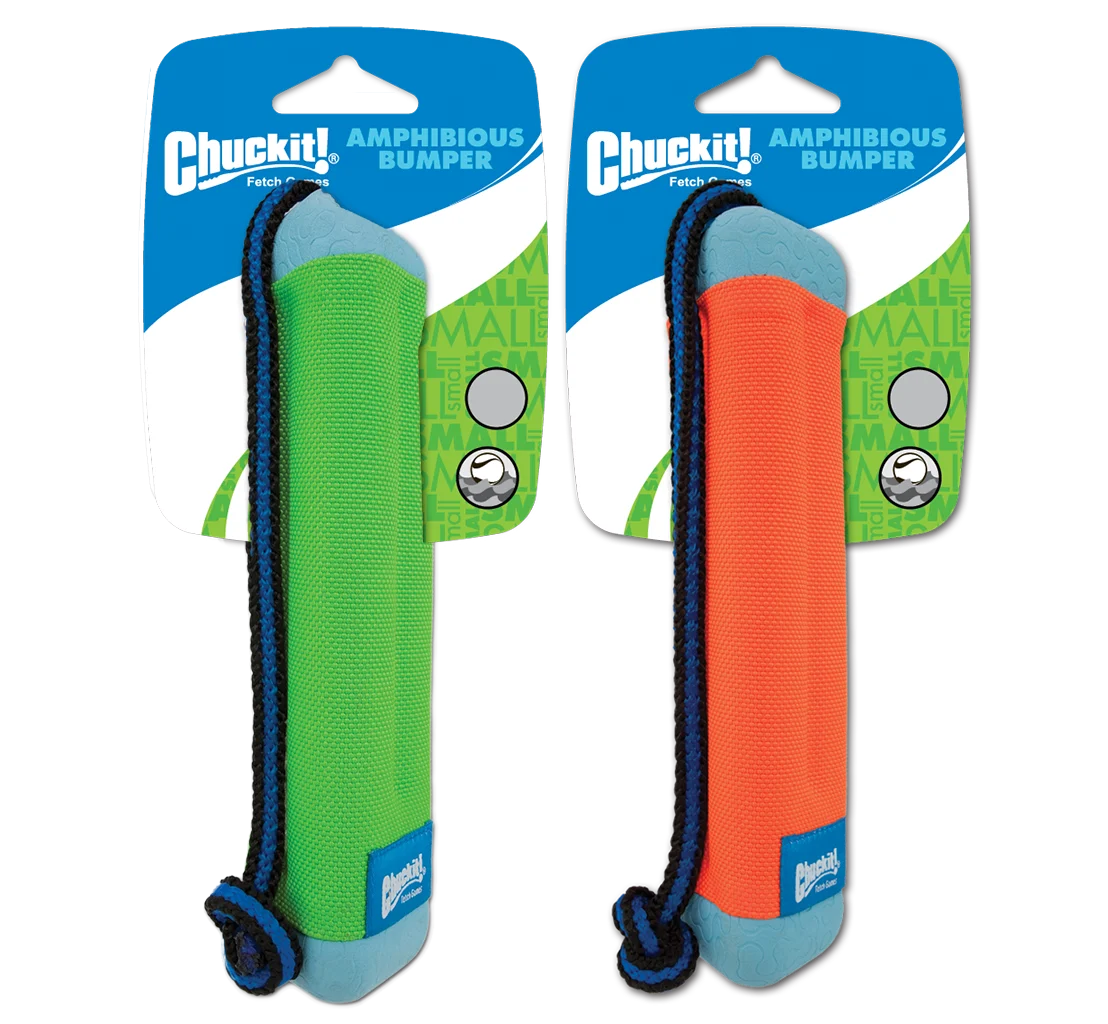 Dummy de aport cu frânghie, plutitor, ø 4 cm x 18 cm – Chuckit! Amphibious Bumper S - imagine 1