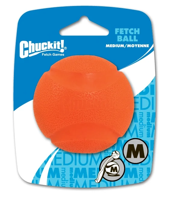 CHUC194002.jpg Minge pentru câini din cauciuc, Ø 6 cm – Chuckit! Fetch Ball M - imagine 1