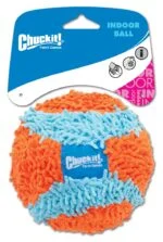 Minge pentru câini cu exterior din chenille, pentru interior, Ø 12 cm – Chuckit! Indoor Ball