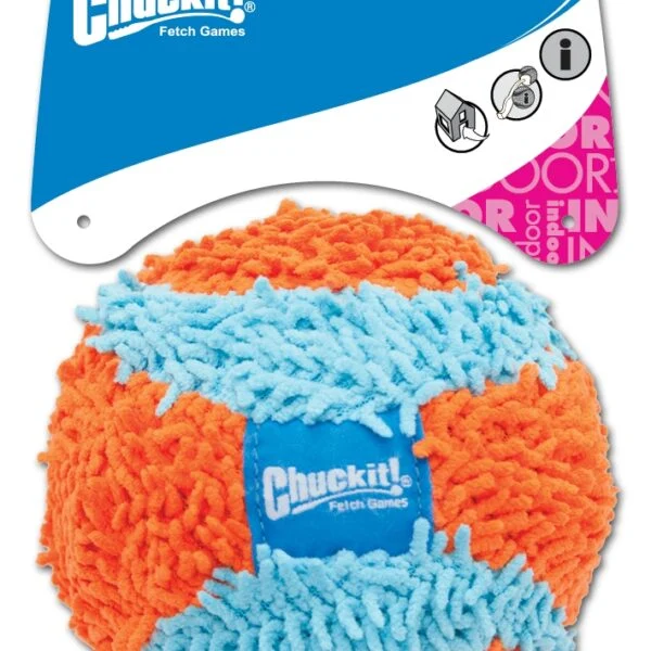 Minge pentru câini cu exterior din chenille, pentru interior, Ø 12 cm – Chuckit! Indoor Ball