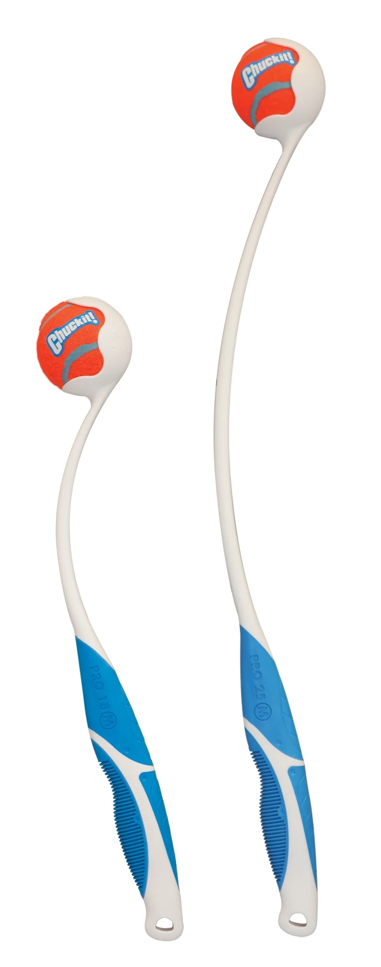 Lansator de mingi pentru câini cu mâner din cauciuc și minge de tenis, 63 cm – Chuckit! Pro Launcher M - imagine 3