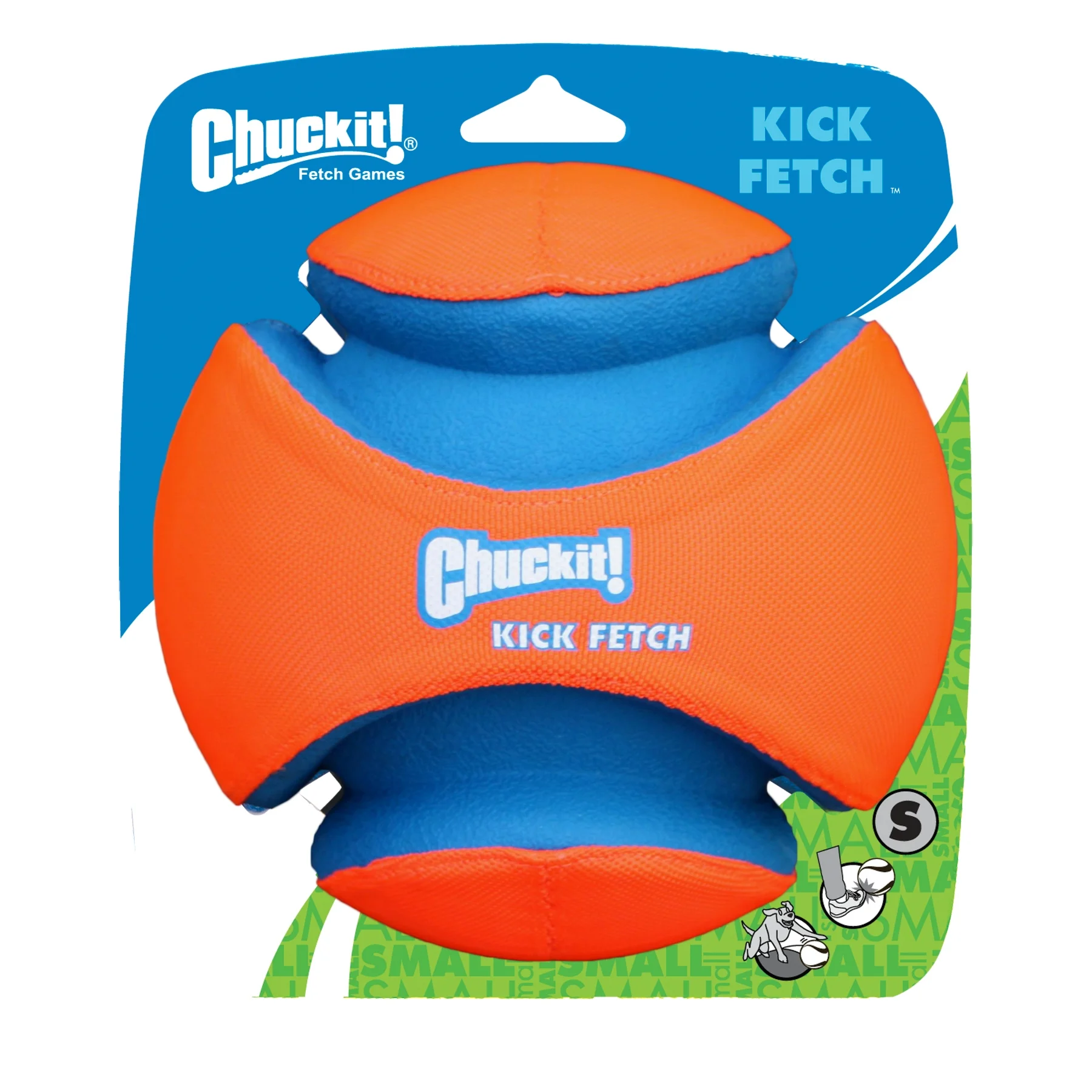 Minge de fotbal pentru câini, cu adâncituri din cauciuc, Ø 14 cm – Chuckit! Kick Fetch Dog S - imagine 1