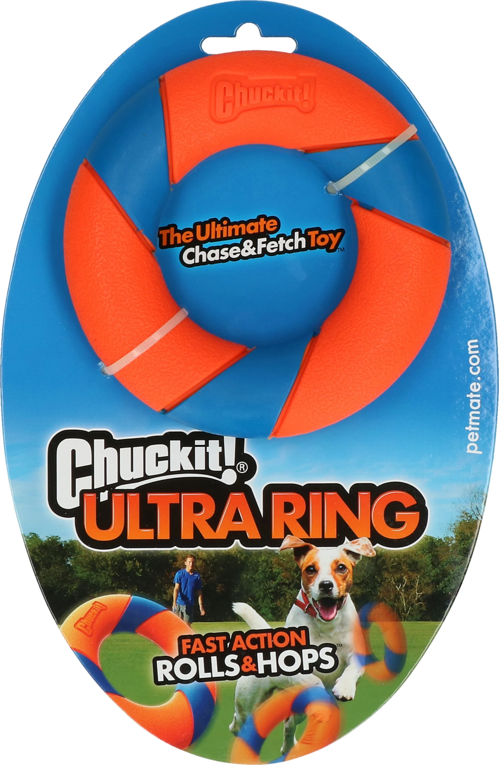 Inel pentru aport cu săritură imprevizibilă, 12,5 cm – Chuckit! UltraRing - imagine 1