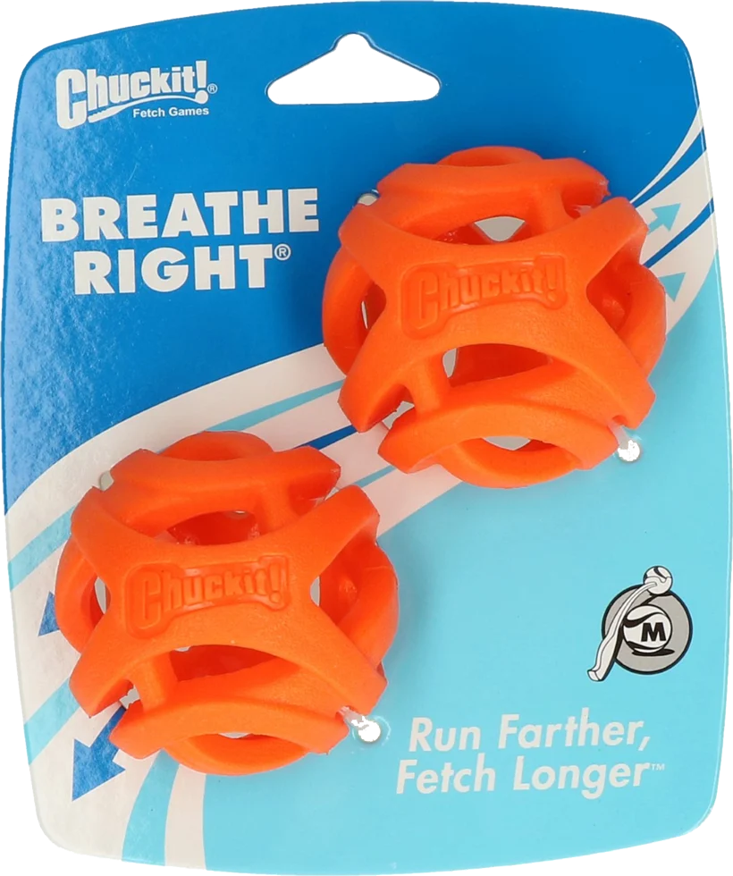 Minge pentru aport pentru câini, plutitoare, Ø 6 cm, 2 bucăți – Chuckit! Air Fetch Ball - imagine 1