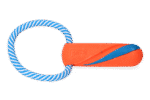 Jucărie pentru tras pentru câini, cu frânghie, plutitoare, 17 cm, ø 6 cm – Chuckit! Ultra Bumper Tug - imagine 3
