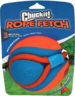 Minge pentru câini cu frânghie și mâner, plutitoare, ø 13 cm – Chuckit! Rope Fetch