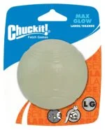 Minge din cauciuc pentru câini, luminoasă, Ø 7 cm – Chuckit! Max Glow L