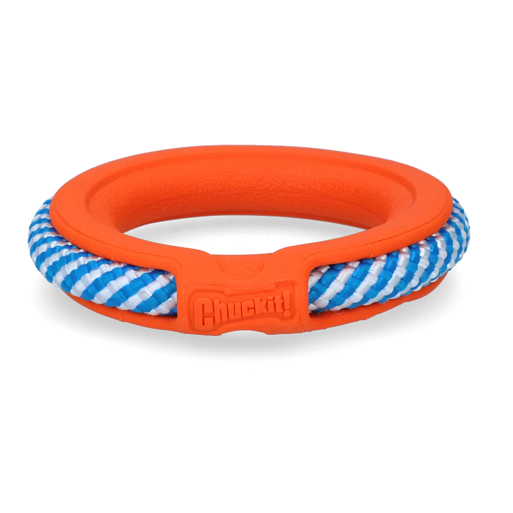 Jucărie de aport cu frânghie, Ø 13 cm – Chuckit! FetchTug - imagine 3
