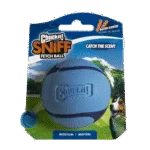 Minge pentru câini cu miros de bacon – Chuckit! Sniff Fetch Ball Bacon M