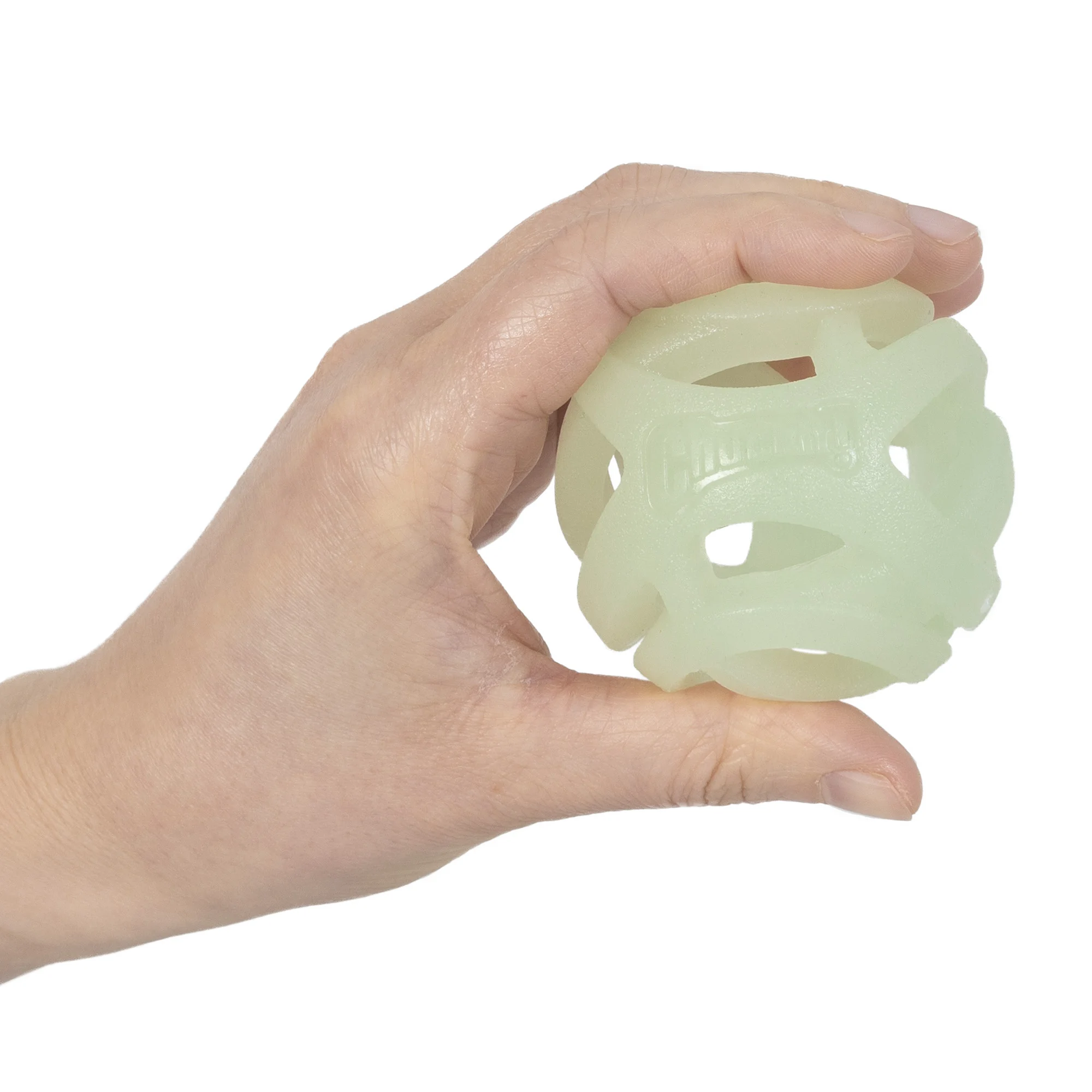 Minge luminoasă pentru câini, mărimea M, plutitoare, 6 cm – Chuckit! Air Glow Fetch Ball - imagine 2