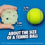 Minge luminoasă pentru câini, mărimea M, plutitoare, 6 cm – Chuckit! Air Glow Fetch Ball - imagine 6
