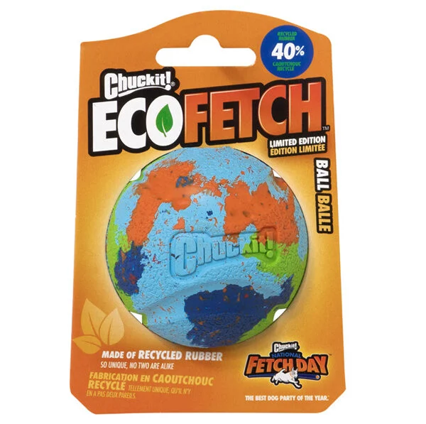 Minge pentru câini din cauciuc reciclat în proporție de 40%, 6,35 cm – Chuckit! Eco Fetch Ball