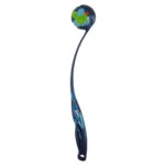 Aruncător de mingi cu minge și mâner ergonomic, 45,7 cm – Chuckit! Eco Fetch Launcher + Ball - imagine 2