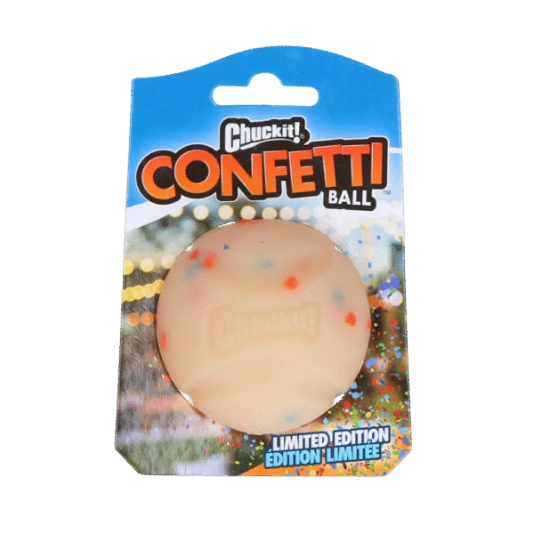 Minge din cauciuc pentru câini, cu săritură puternică, M 6 cm – Chuckit! Confetti Ball