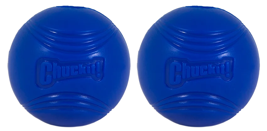 Minge pentru câini cu sunet foșnitor M, ø 6 cm, 2 bucăți – Chuckit! Super Crunch Ball - imagine 2