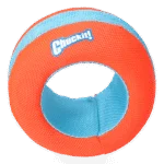 Jucărie de aport tip rolă, plutitoare, portocalie, 11 cm – Chuckit! Amphibious Roller - imagine 2