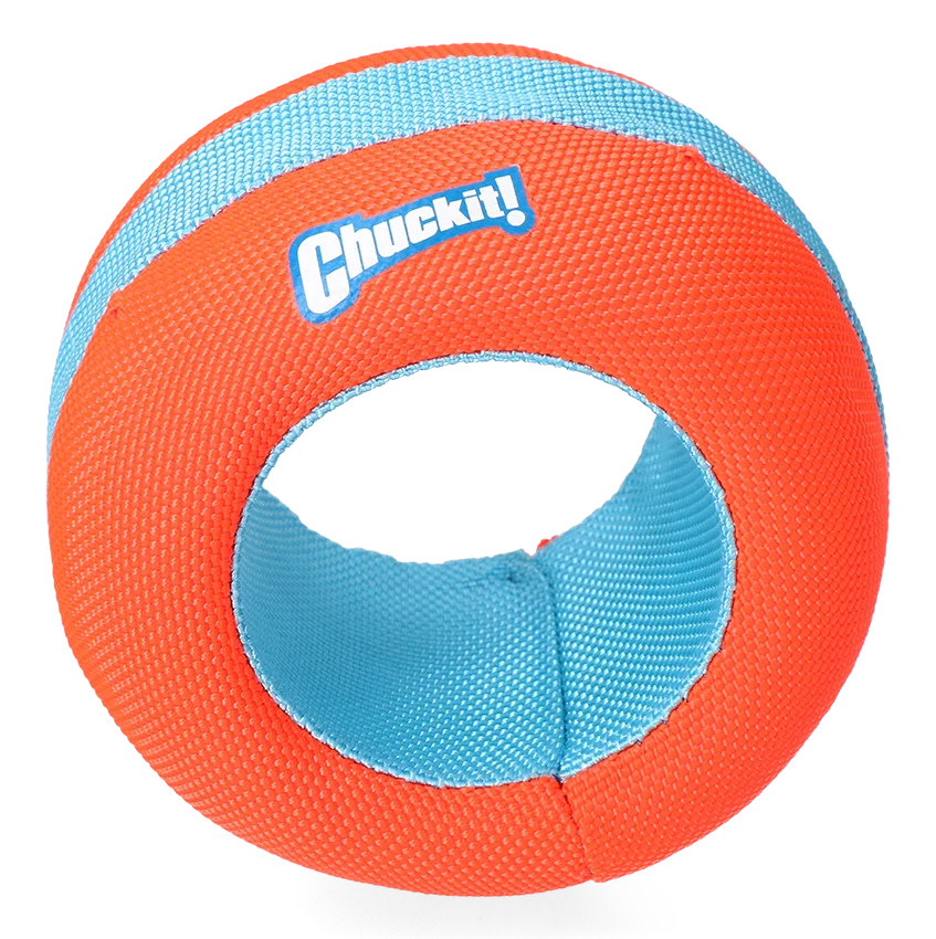Jucărie de aport tip rolă, plutitoare, portocalie, 11 cm – Chuckit! Amphibious Roller - imagine 2