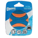 Minge de cauciuc pentru câini cu fluier, M, ø 6 cm, 1 bucată – Chuckit! Ultra Squeaker Ball