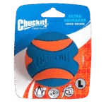 Minge pentru câini din cauciuc cu fluier, L, ø 7 cm, 1 bucată – Chuckit! Ultra Squeaker Ball